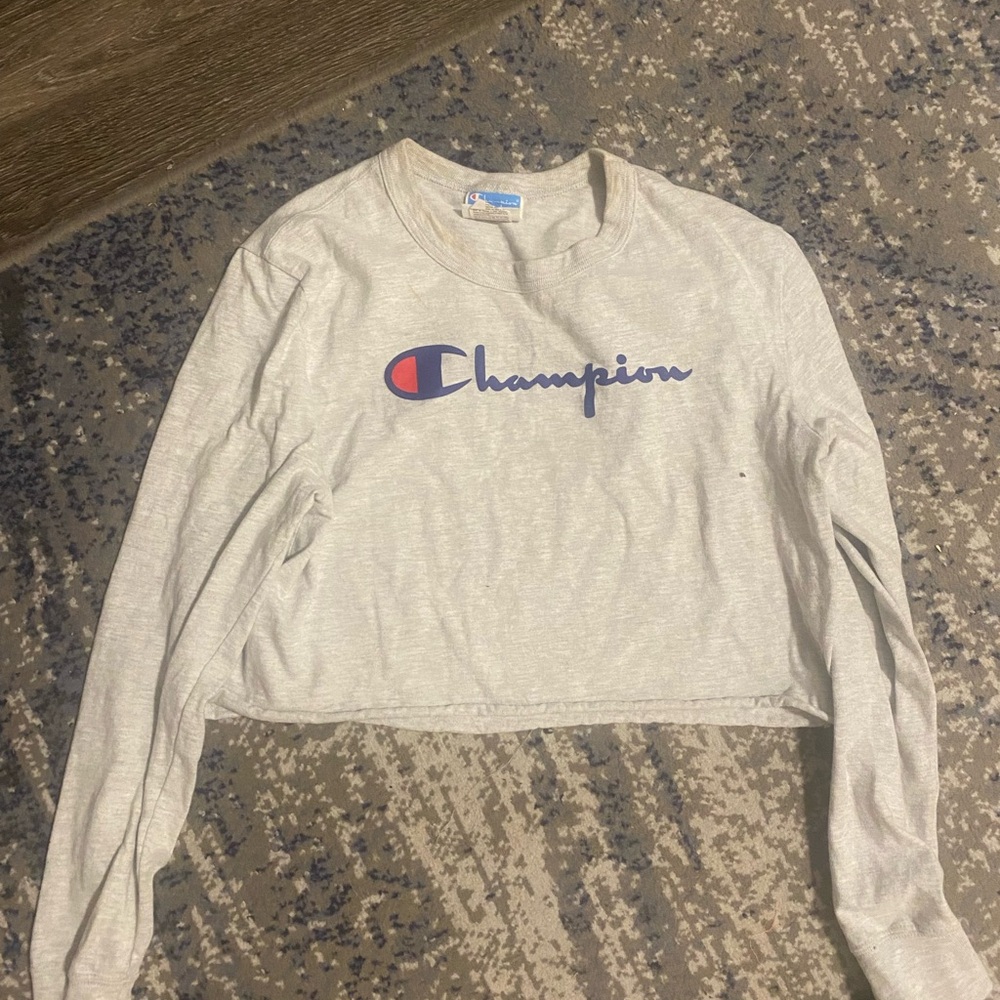 Champion Light Gray Sweatshirt